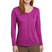 Ladies Silk Touch™ Interlock Cardigan