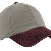 Two Tone Garment Washed Cap