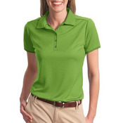 Ladies Poly Bamboo Charcoal Birdseye Jacquard Polo