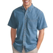 Short Sleeve Denim Shirt