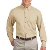 Tall Long Sleeve Twill Shirt